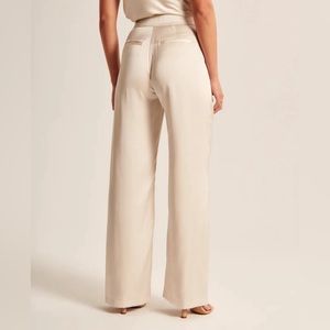 Abercrombie Satin Wide Leg Pant